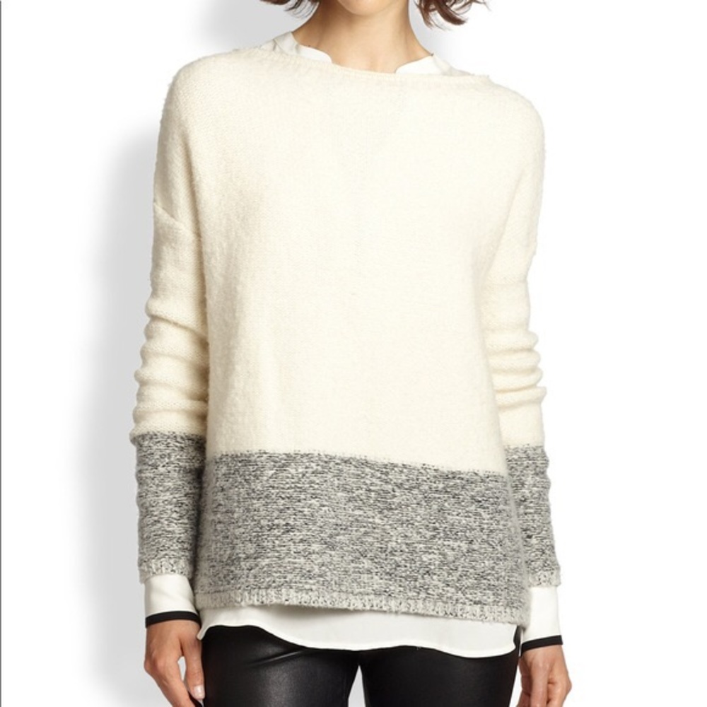 Vince color block sweater